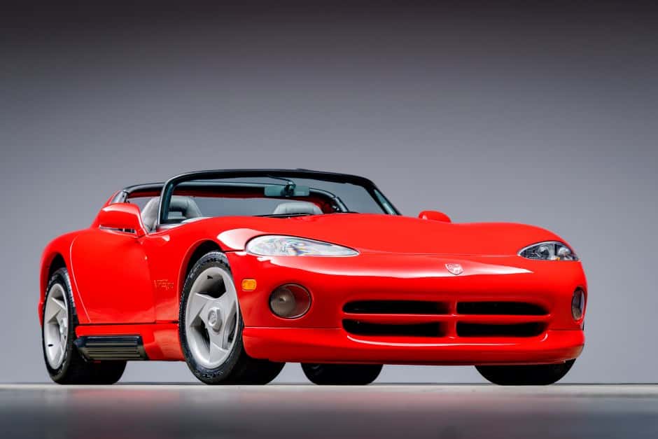 1994 Dodge Viper SR I (1992-1995) sold for $60,500