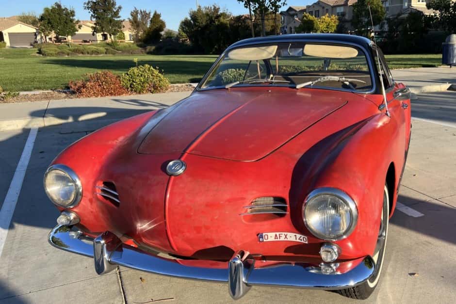 1959 Volkswagen Karmann Ghia sold for $18,250