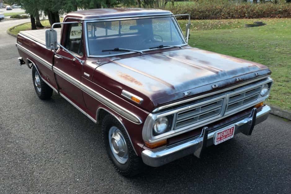 1972 Ford F-Series 1967-1972 sold for $12,350