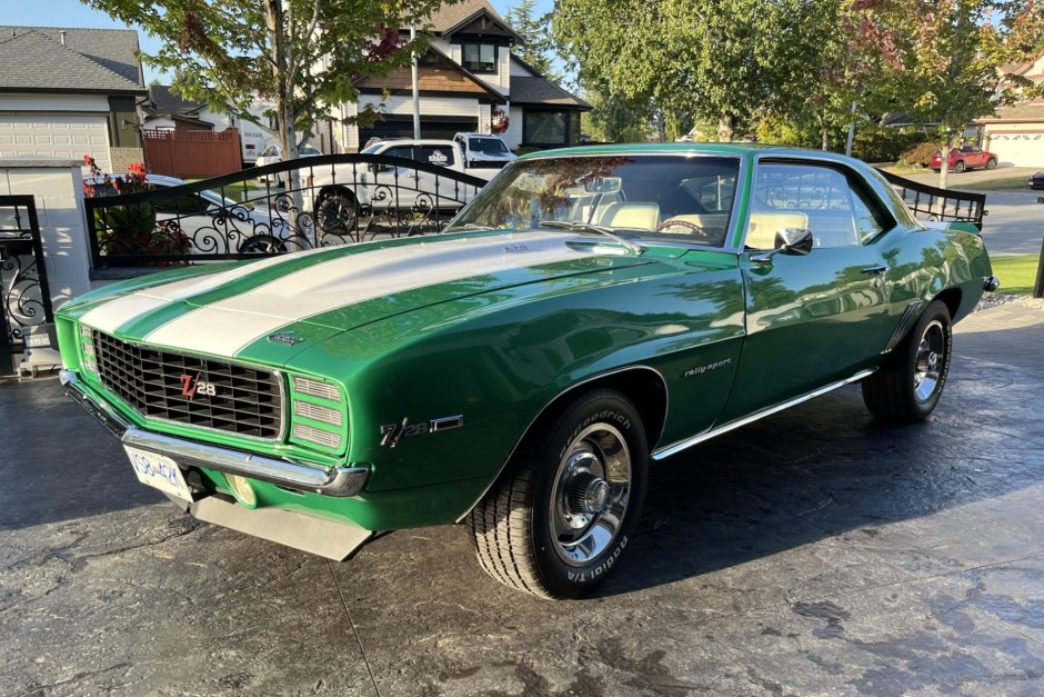 1969 Chevrolet Camaro (1st Generation – 1967-1969) sold for $70,000