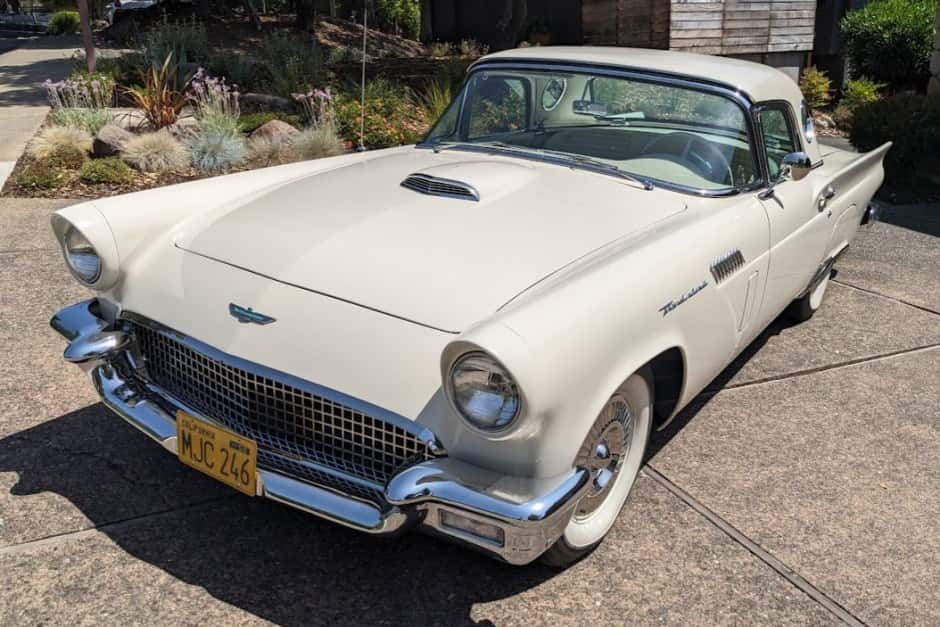 1957 Ford Thunderbird (1955-1957) sold for $34,000