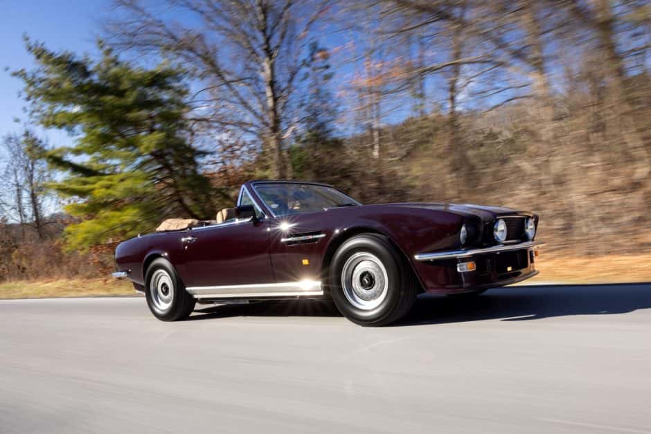 1987 Aston Martin V8 (1977-1989) sold for $170,000