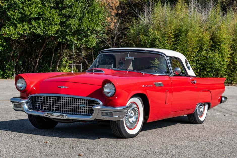1957 Ford Thunderbird (1955-1957) sold for $28,000