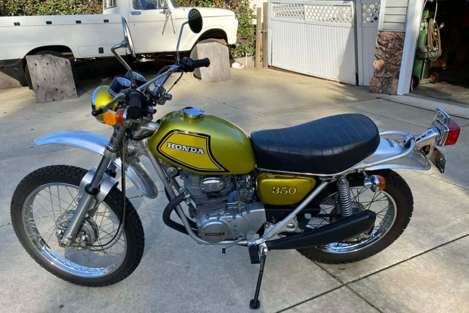 1972 Honda SL Motosport sold for $4,800