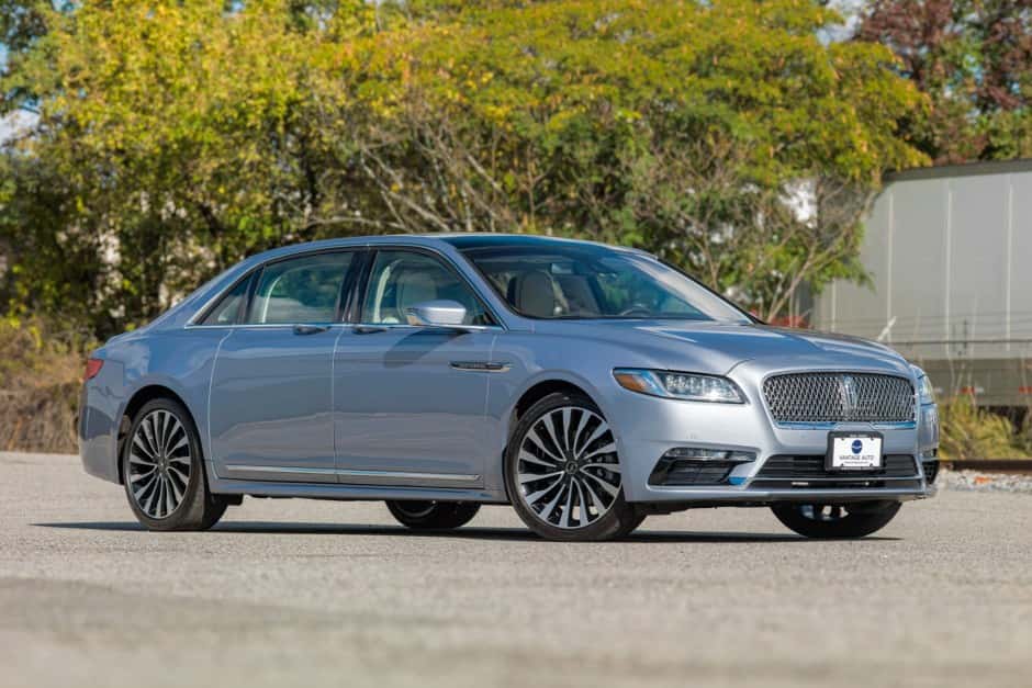 2020 Lincoln Continental (2017-2020) sold for $83,500