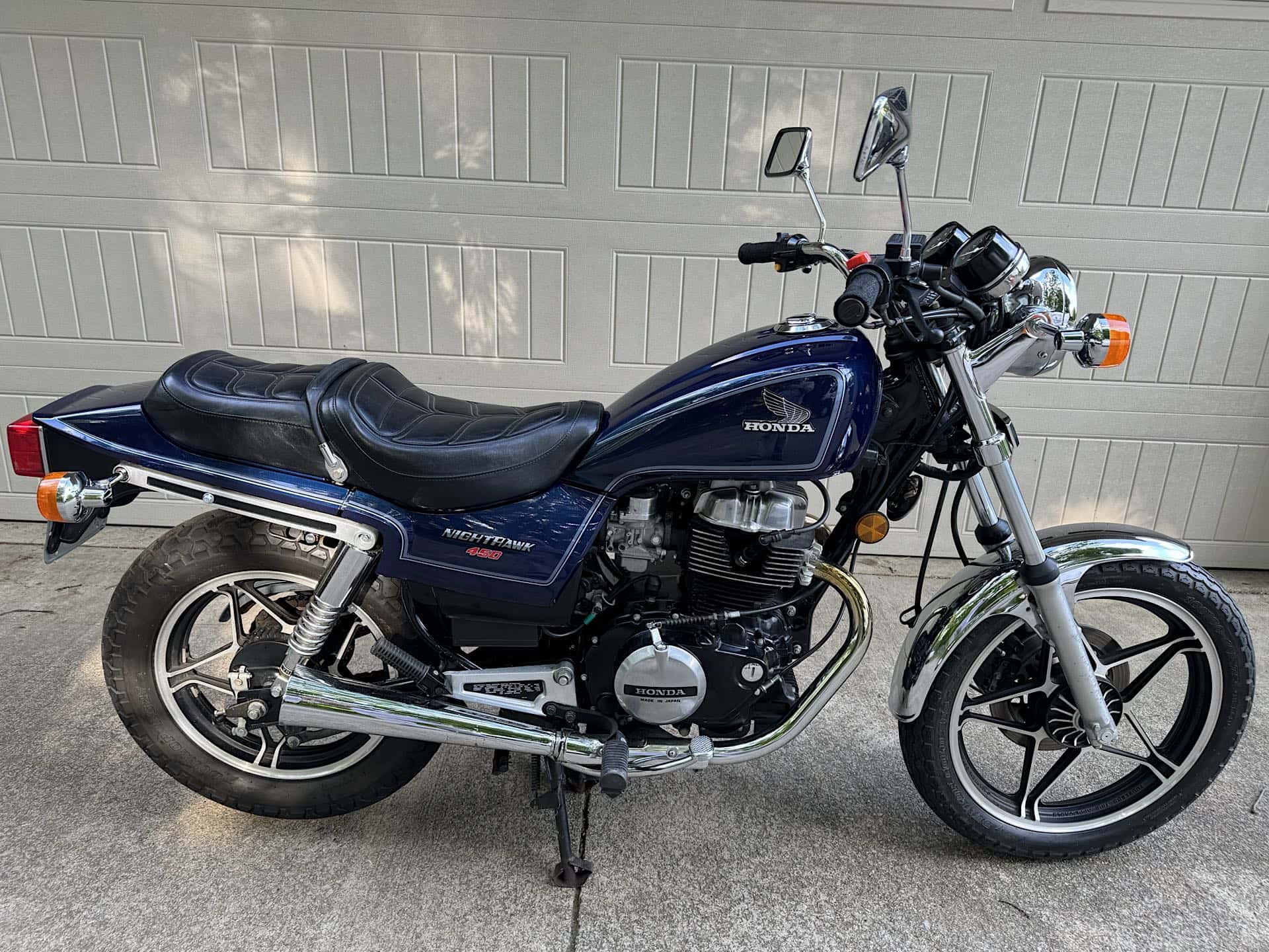 1985 Honda  CB450SC Nighthawk sold for $1,700