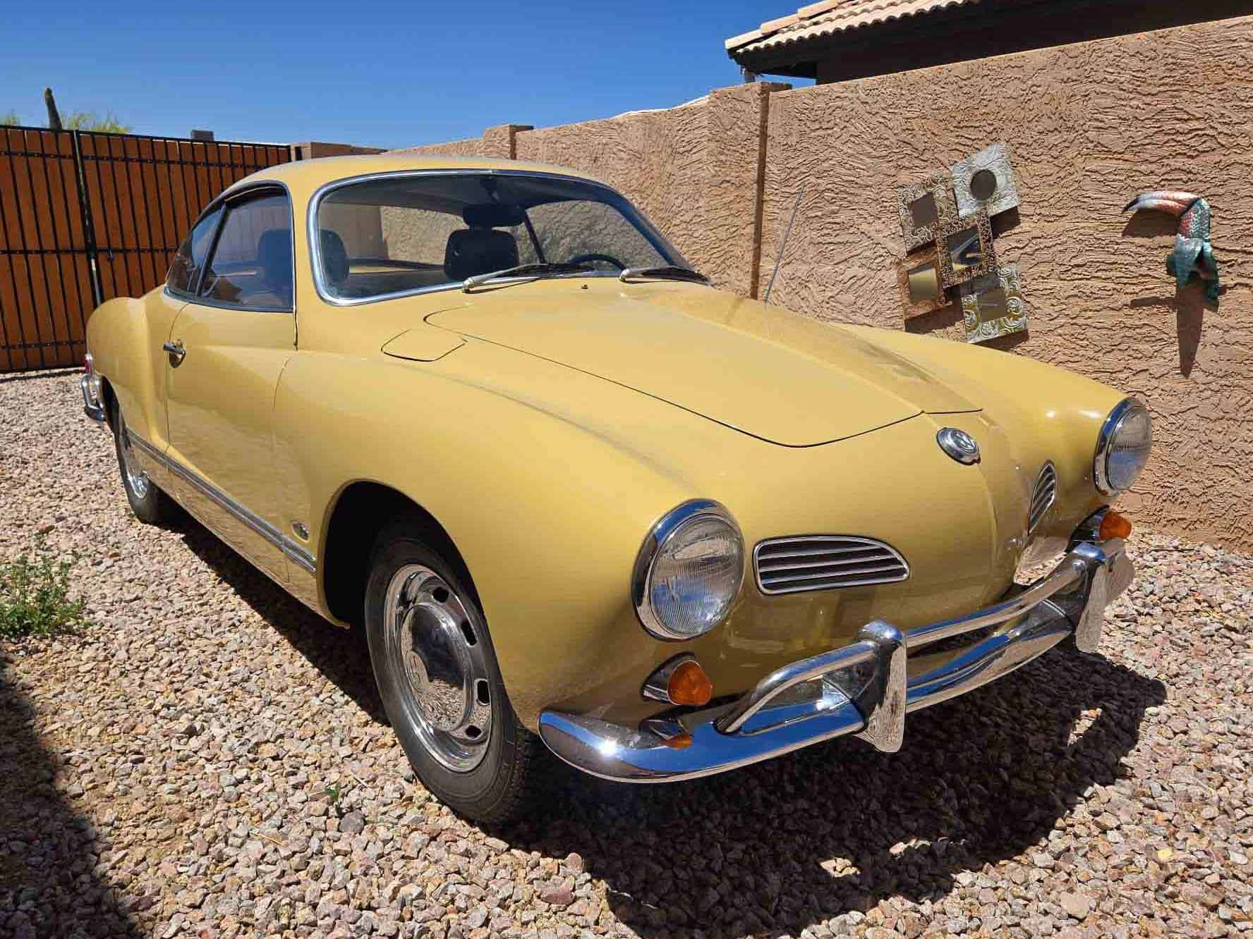 1969 Volkswagen Karmann Ghia sold for $11,500