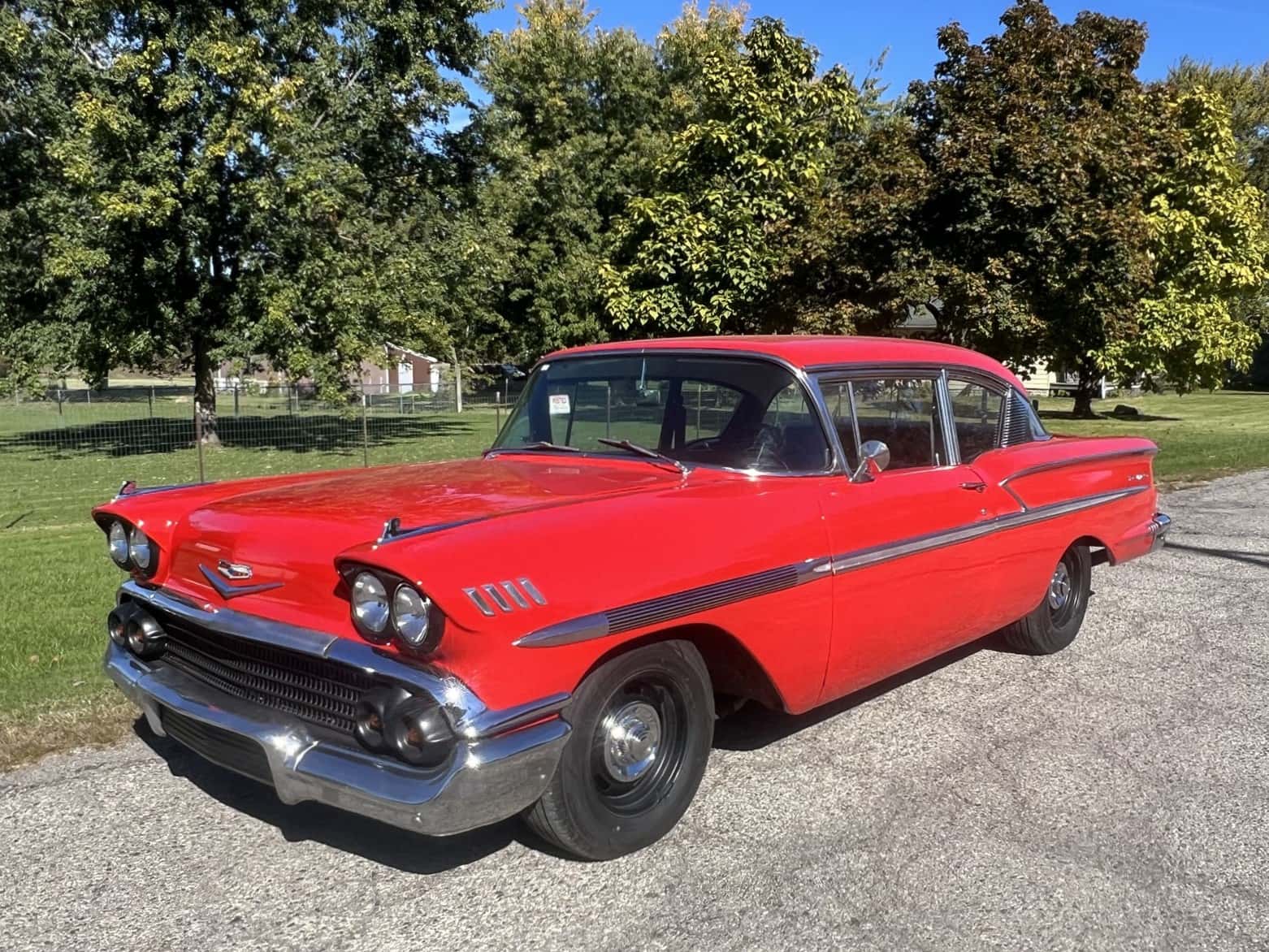 1958 Chevrolet Biscayne sold for $10,750