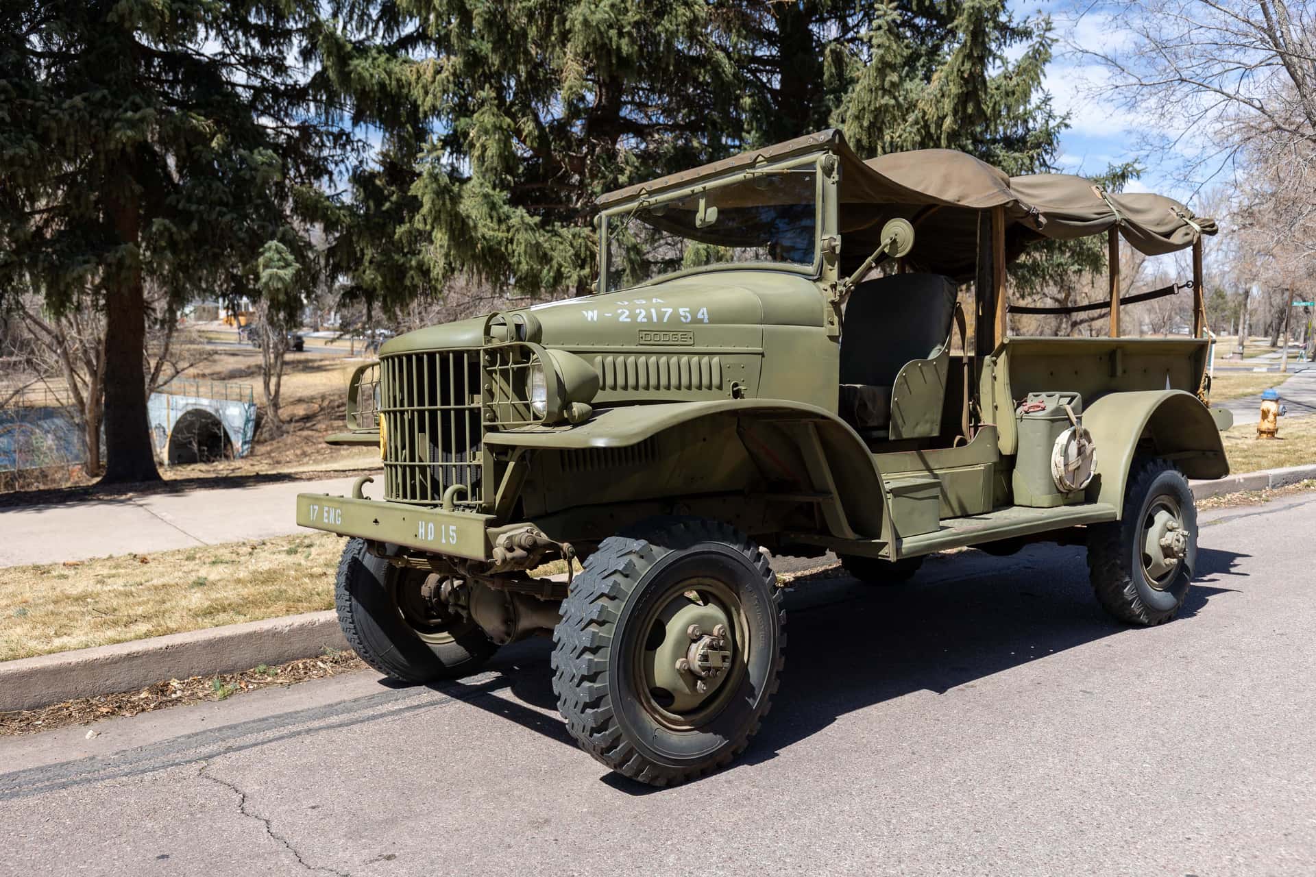 1941 Dodge WC-3 sold for $10,500