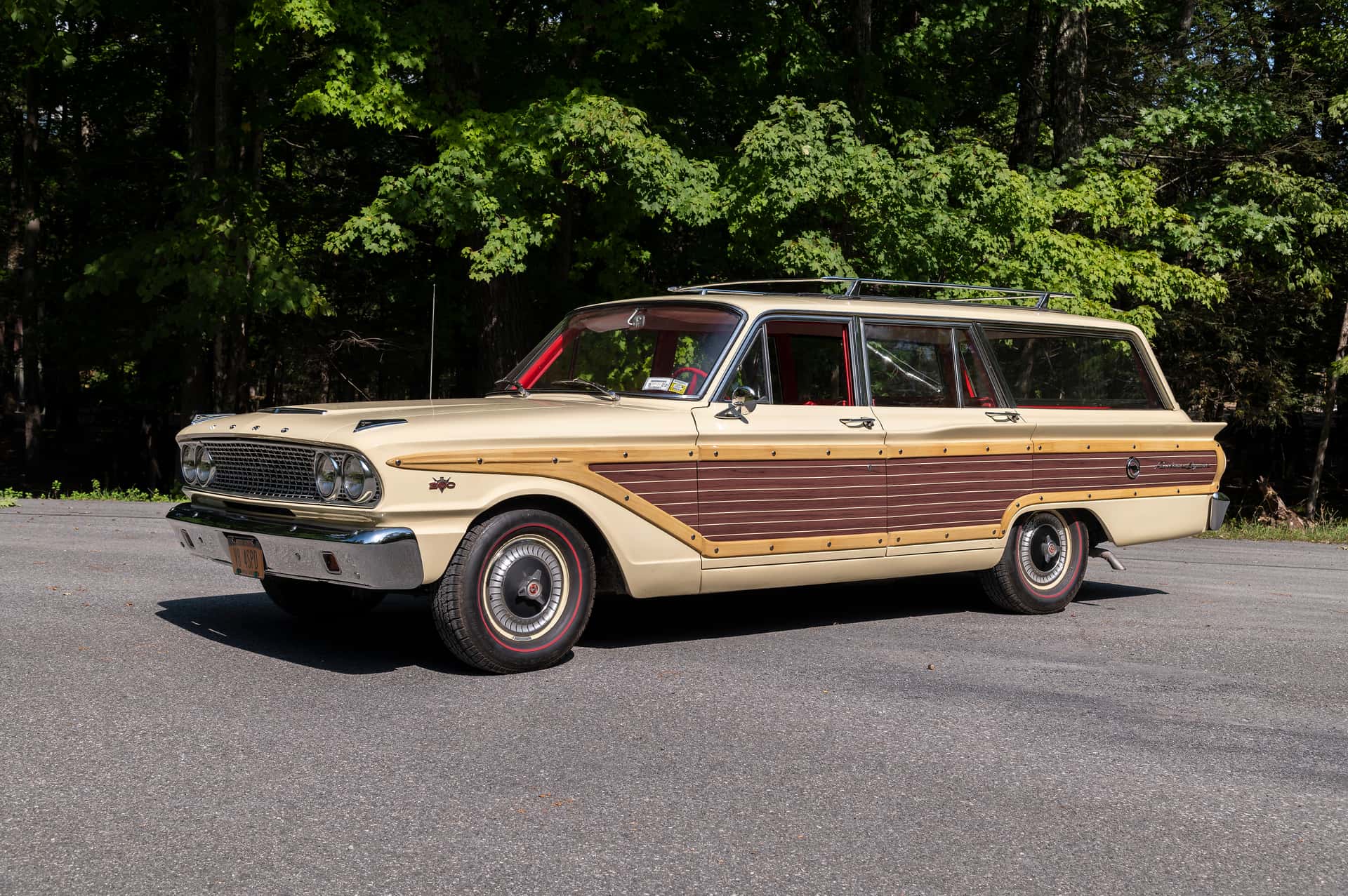 1963 Ford Fairlane 500 Squire Wagon sold for $23,500
