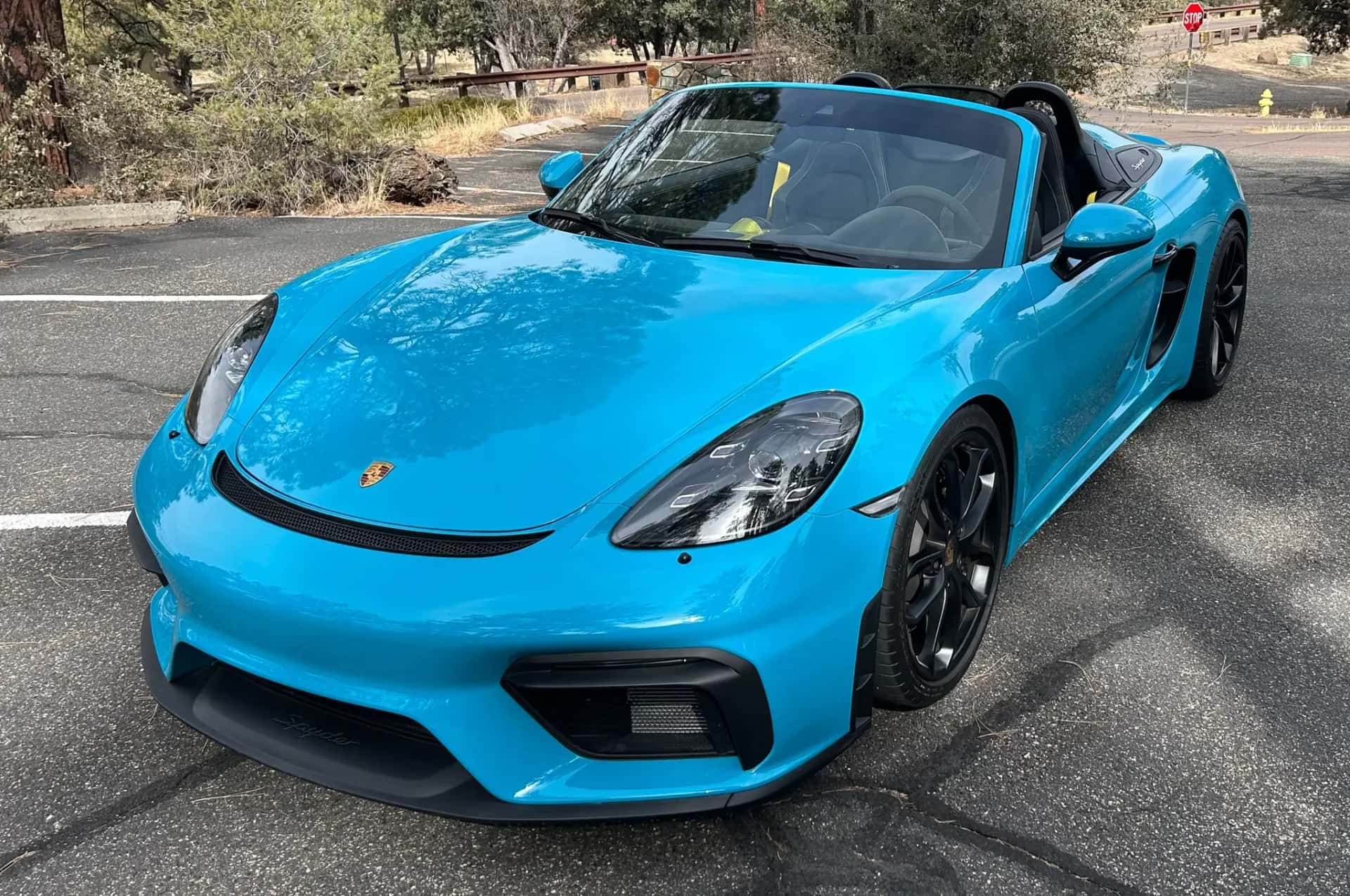 2020 Porsche 718 Boxster Spyder sold for $112,000