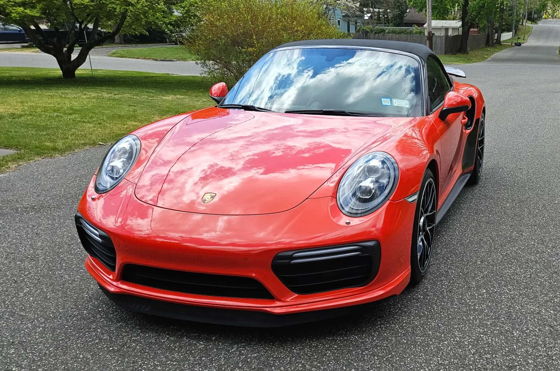 2017 Porsche 911 Turbo Cabriolet sold for $105,000