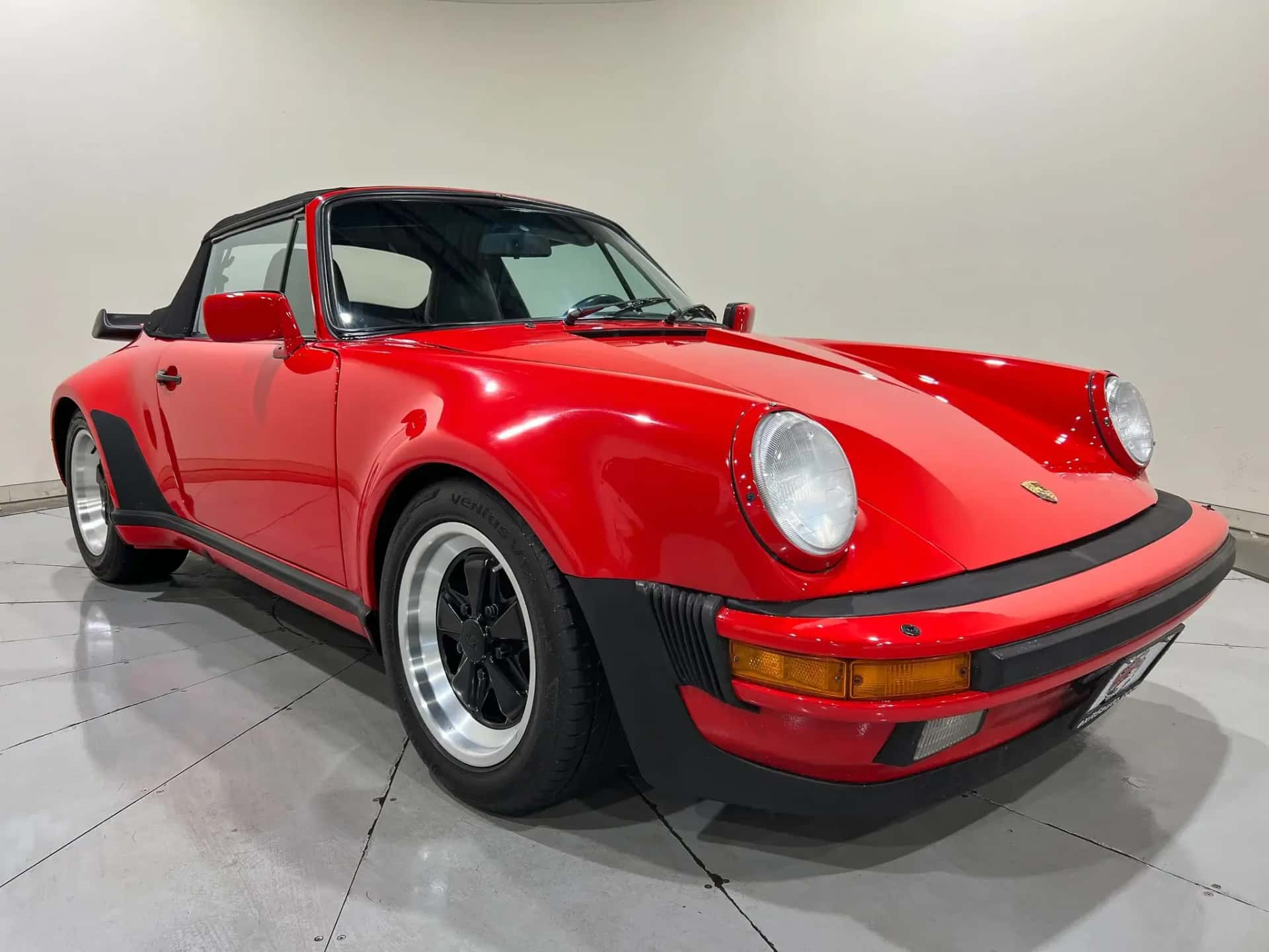 1988 Porsche 911 Turbo Cabriolet sold for $85,000