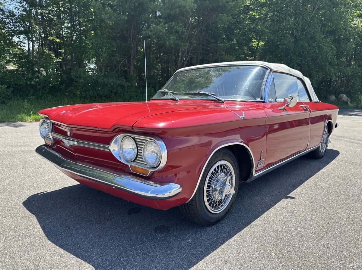 1964 Chevrolet Corvair Spyder Convertible sold for $9,765