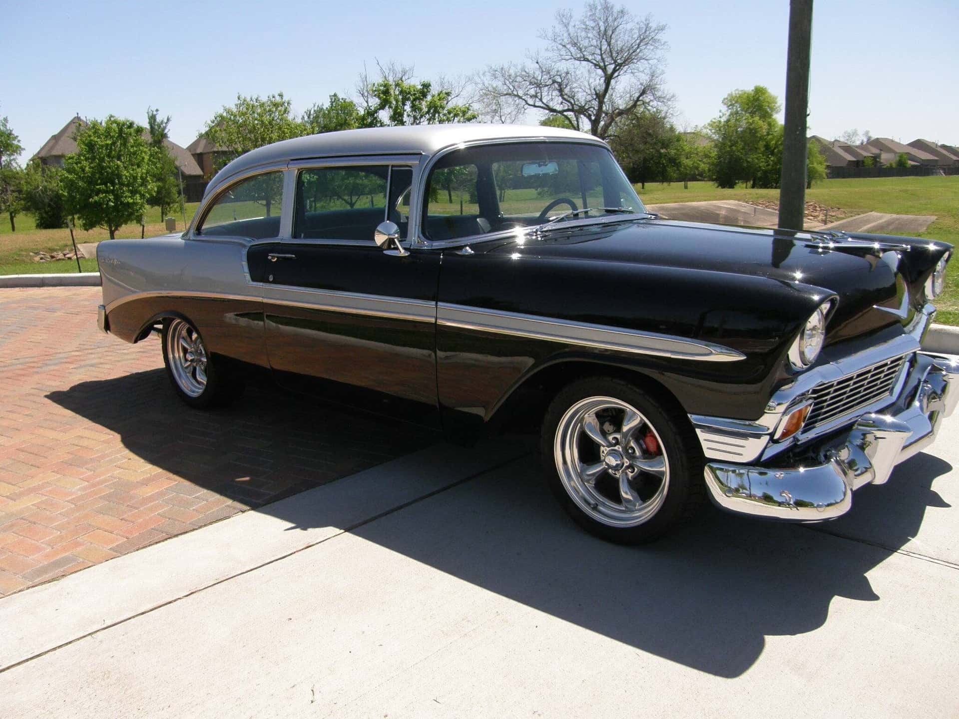 1956 Chevrolet Bel Air 2 Door Post sold for $81,900