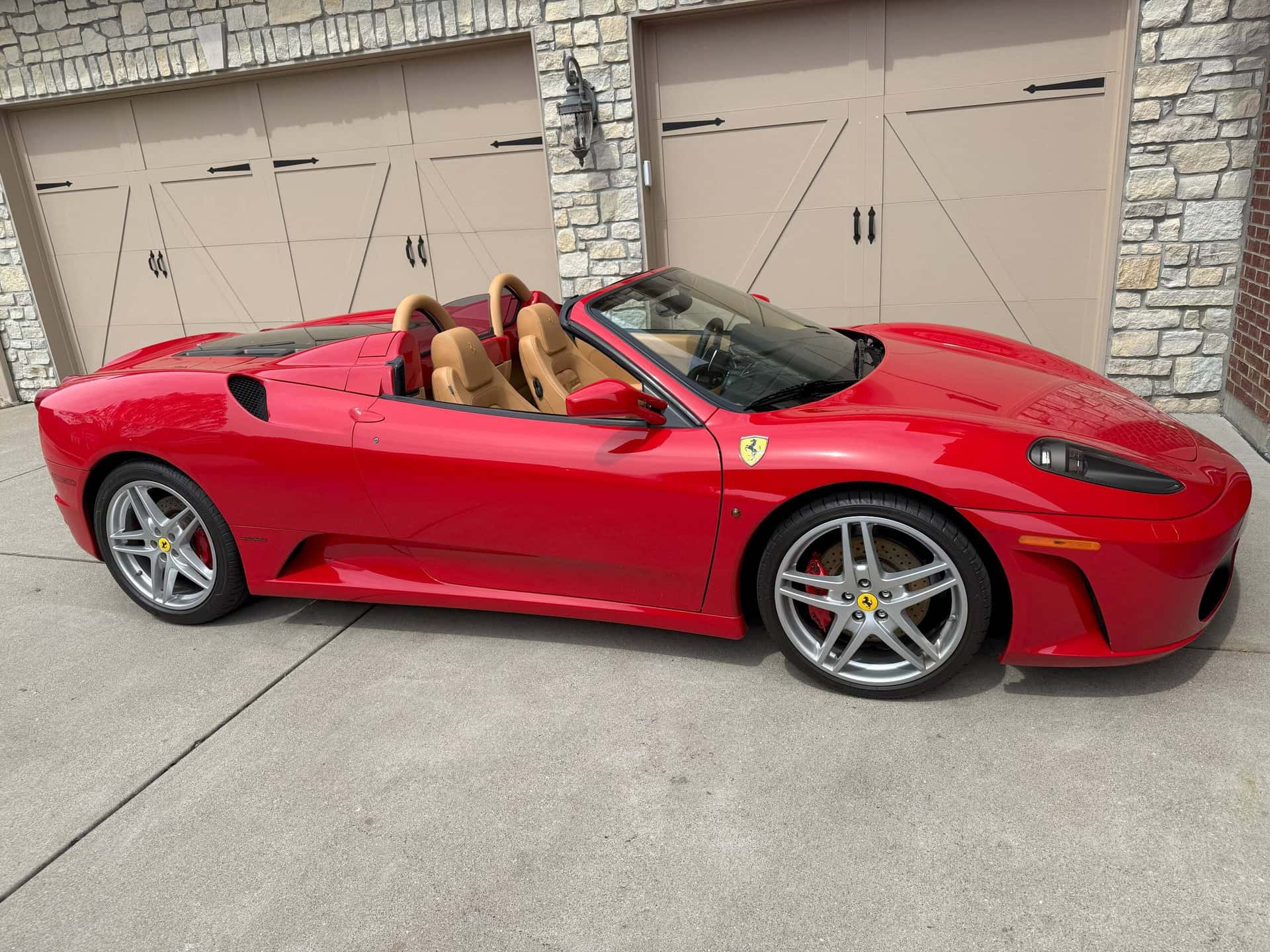 2007 Ferrari F430 Spider Convertible sold for $123,000