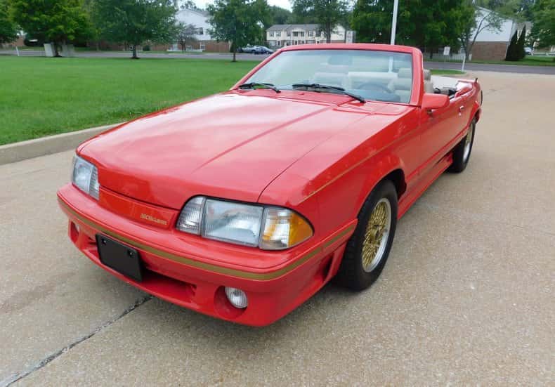 1987 Ford Mustang ASC McLaren Convertible sold for $23,100
