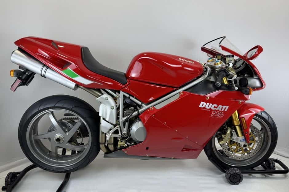 2004 Ducati 998 sold for $28,998