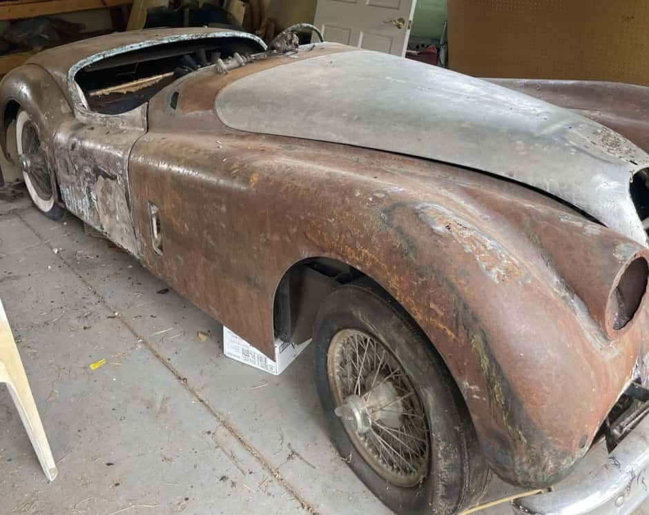 0 Jaguar XK140 sold for $7,600