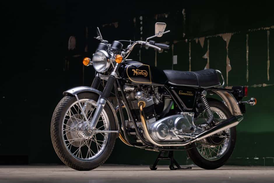 1973 Norton Commando sold for $14,600