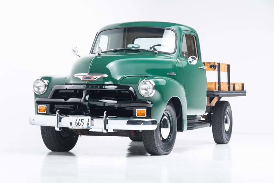 1954 Chevrolet Advance Design Pickup (1947-1955) sold for $21,000