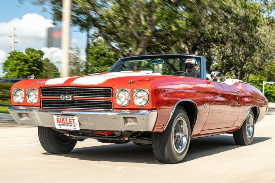 1970 Chevrolet Chevelle sold for $72,000