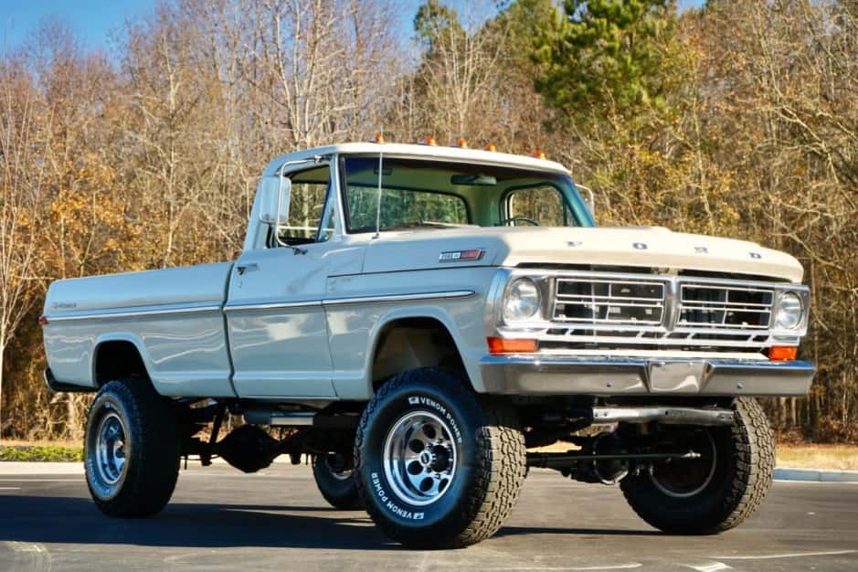 1972 Ford F-Series 1967-1972 sold for $37,700