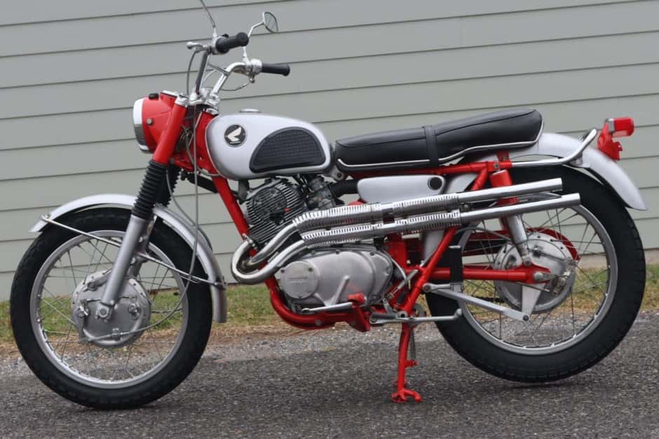 1967 Honda Dream, CB77 Super Hawk, & CL77 Scrambler sold for $5,513