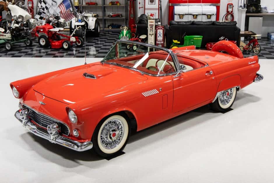1956 Ford Thunderbird (1955-1957) sold for $91,000