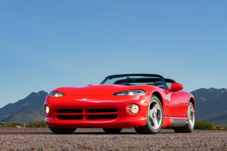1994 Dodge Viper SR I (1992-1995) sold for $49,500