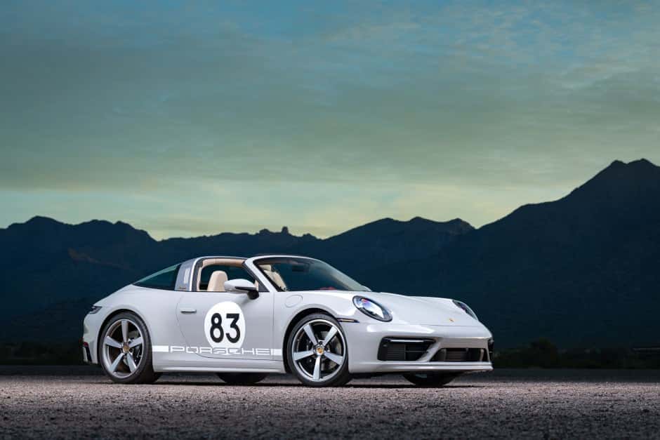 2021 Porsche 992 911 Targa 4S Heritage Design Edition sold for $219,000