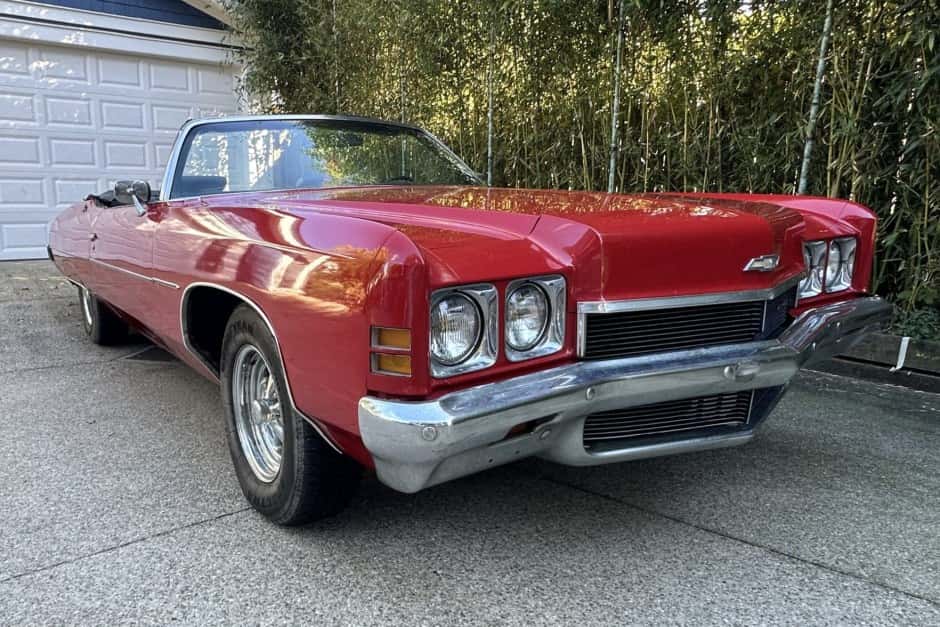 1972 Chevrolet Impala (1971-1976) sold for $23,250
