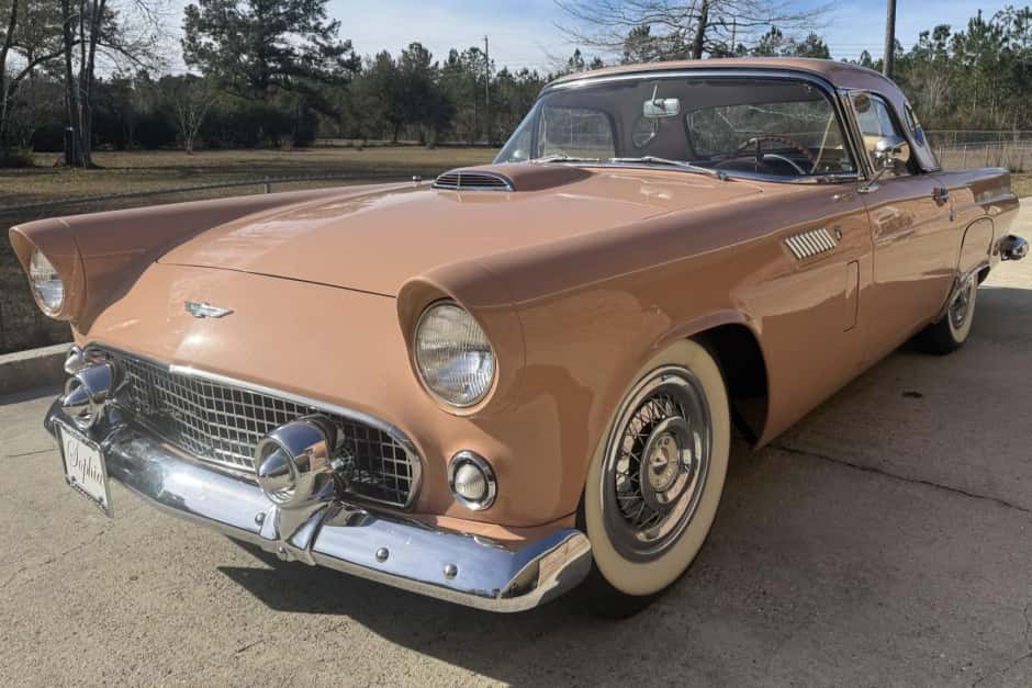 1956 Ford Thunderbird (1955-1957) sold for $33,500