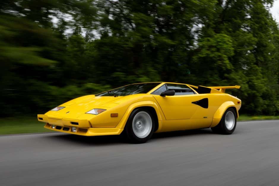 1987 Lamborghini Countach sold for $525,000