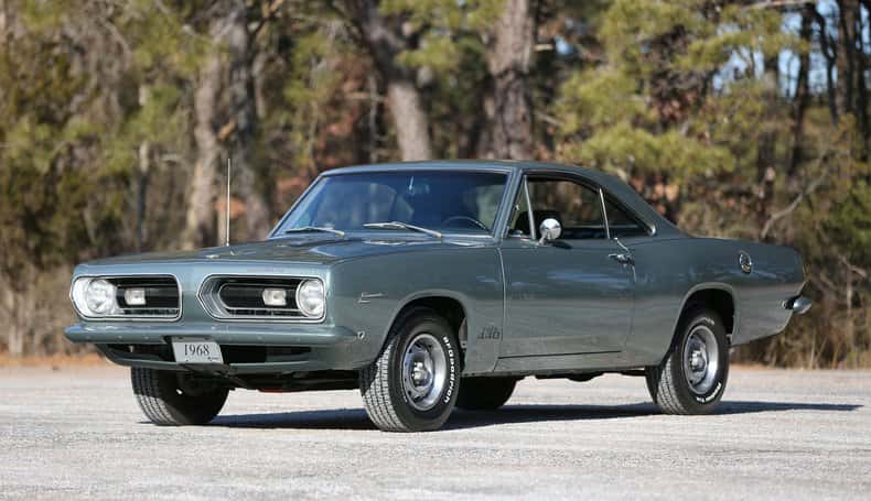 1968 Plymouth Barracuda sold for $27,405