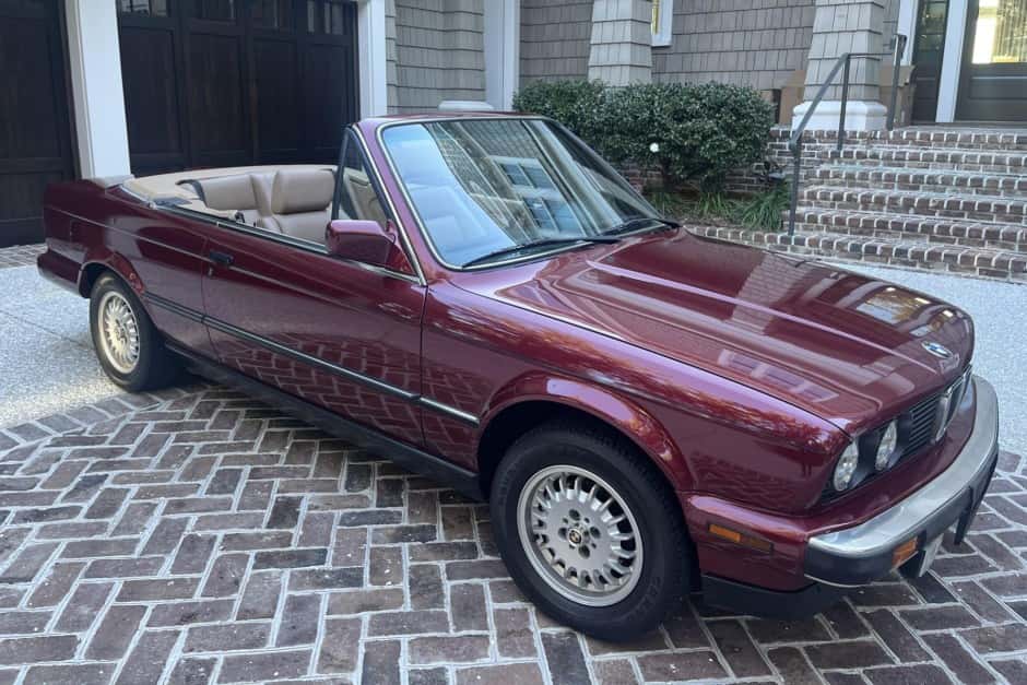 1990 BMW E30 3-Series Convertible sold for $16,250
