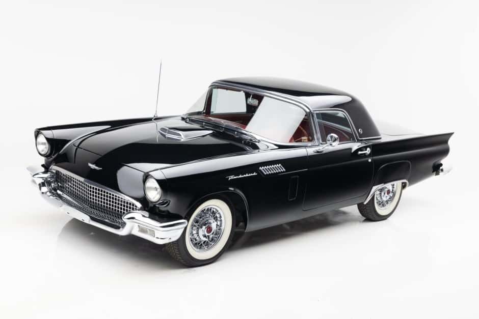 1957 Ford Thunderbird (1955-1957) sold for $43,354