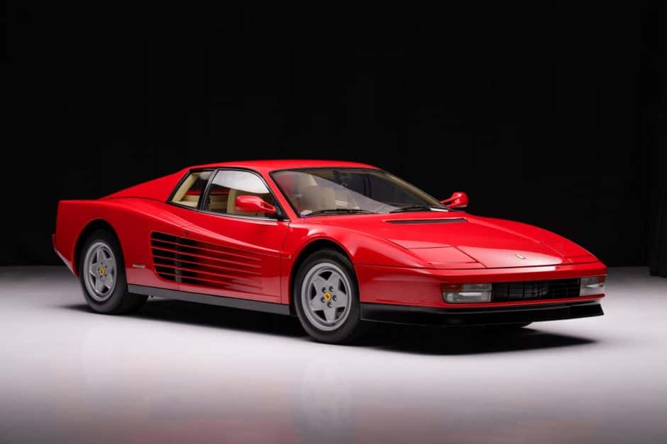 1989 Ferrari Testarossa sold for $172,000