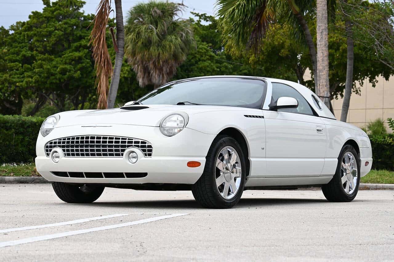 2002 Ford Thunderbird Deluxe Convertible sold for $13,125