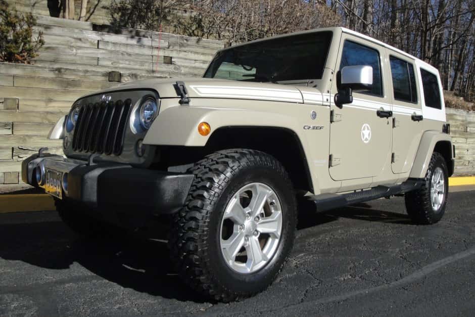 2017 Jeep Wrangler JK (2007-2018) sold for $26,600