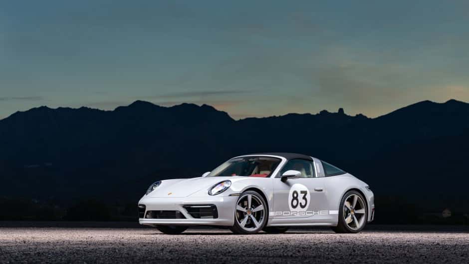 2021 Porsche 992 911 Targa 4S Heritage Design Edition sold for $202,000