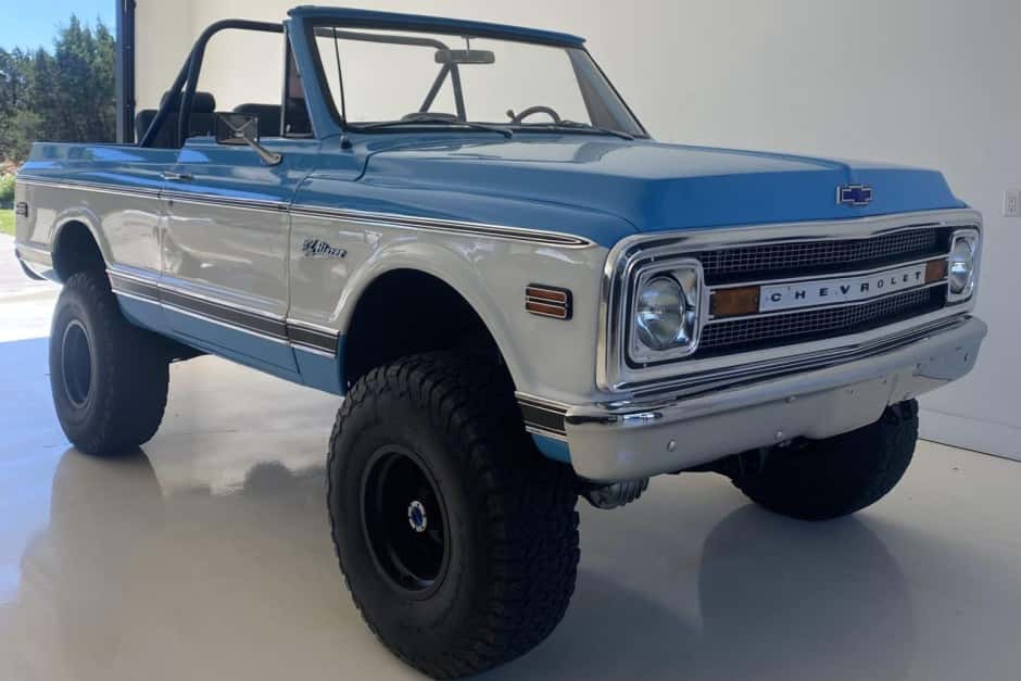 1970 Chevrolet K5 Blazer 1969-1972 sold for $66,000
