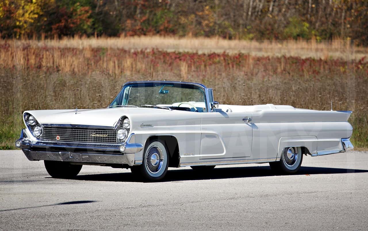 1959 Lincoln Continental Mark IV Convertible sold for $61,600