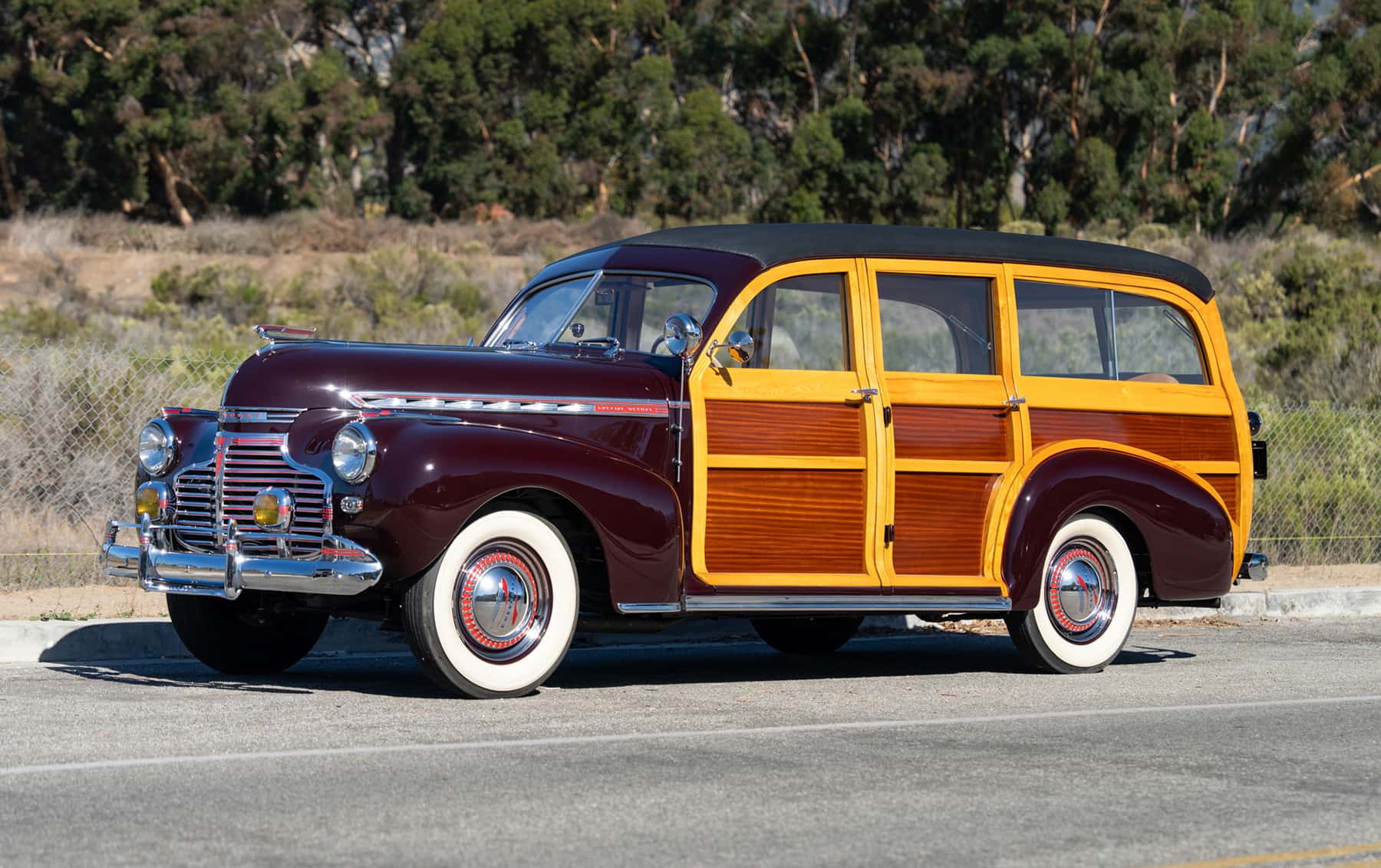 1941 Chevrolet Special Deluxe Woodie Station Wagon sold for $61,600