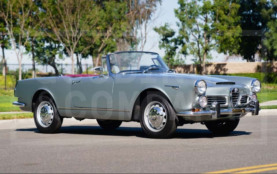 1966 Alfa Romeo 2600 Spider sold for $159,500