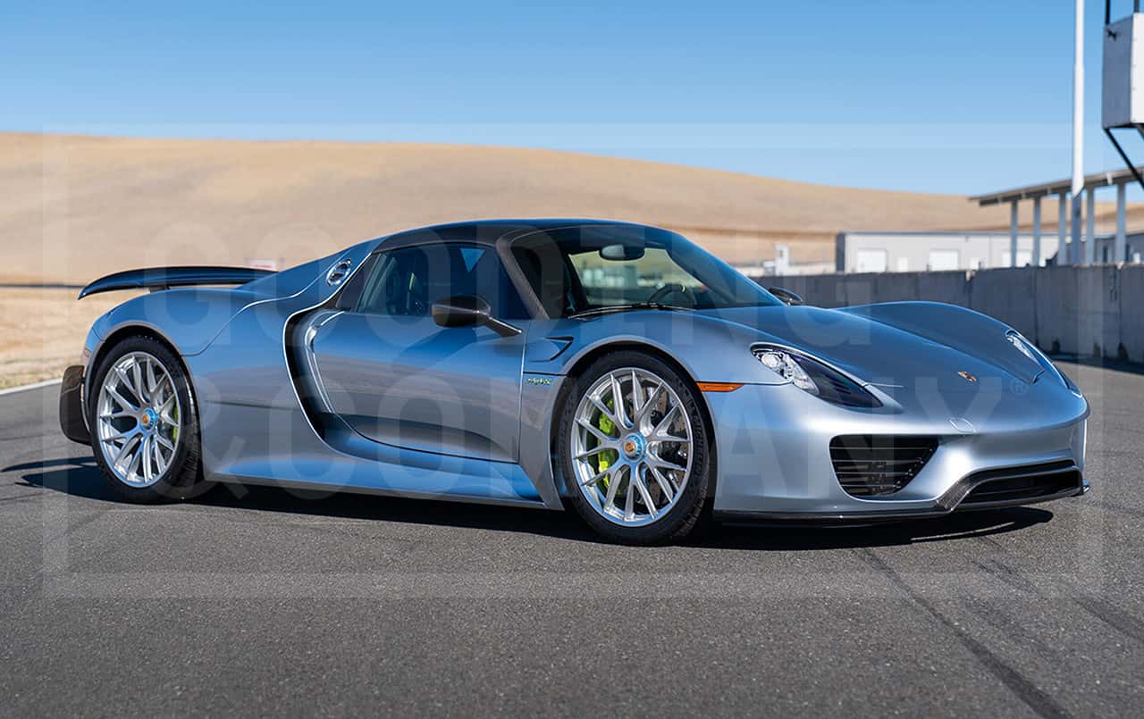 2015 Porsche 918 Spyder Weissach sold for $1,490,000