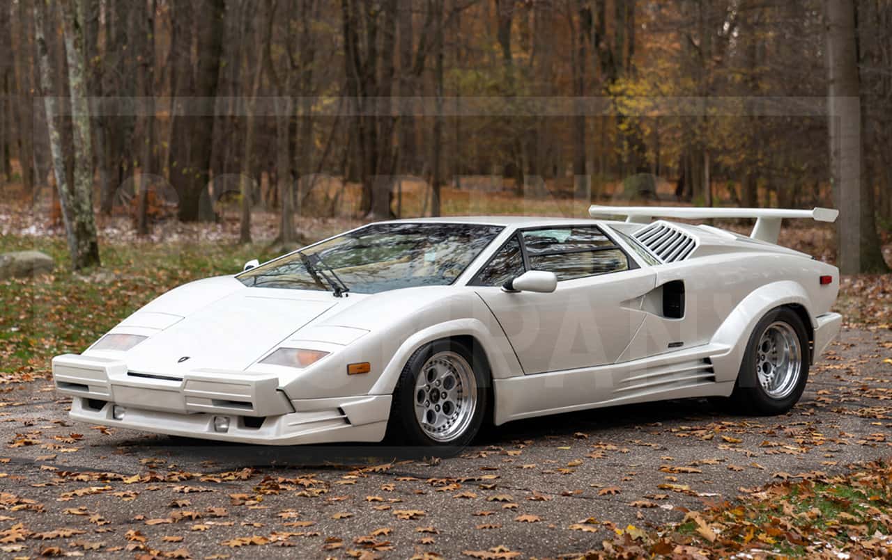 1990 Lamborghini Countach 25th Anniversary Edition sold for $274,400