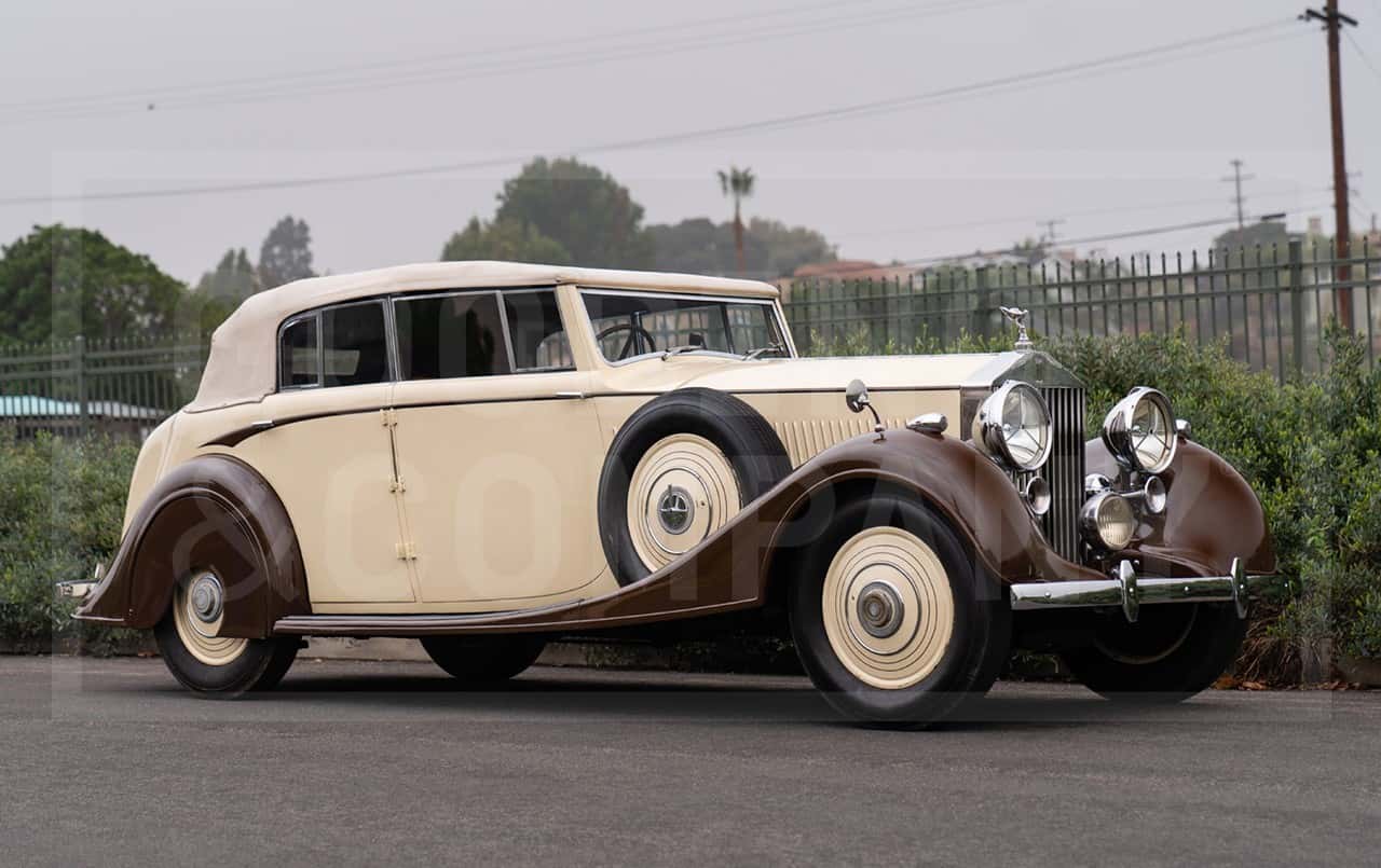 1938 Rolls-Royce 25/30 All-Weather Cabriolet sold for $89,600