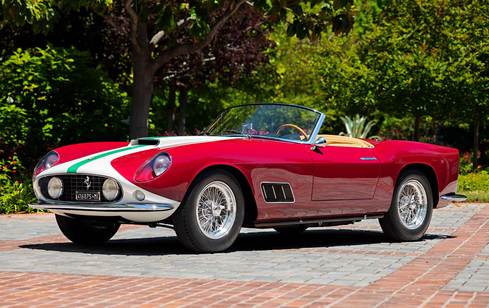 1959 Ferrari 250 GT LWB California Spider Competizione sold for $10,840,000