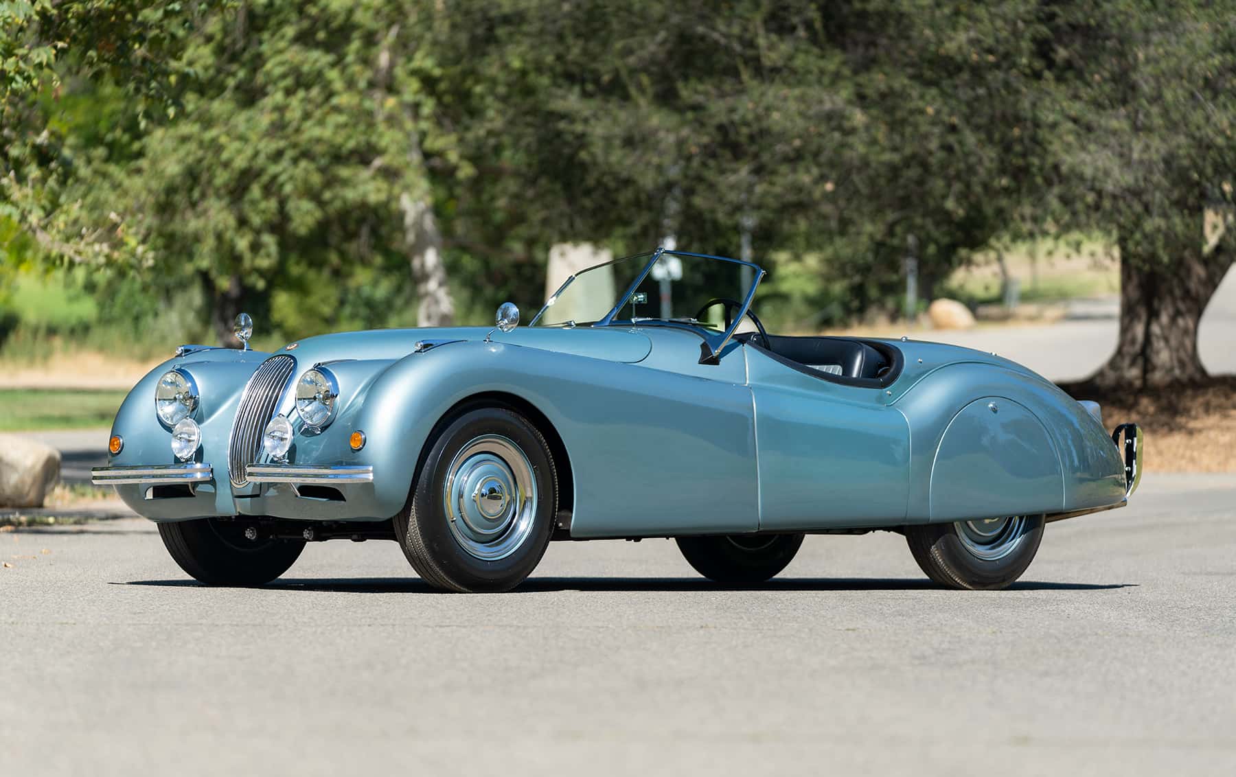1949 Jaguar XK120 Alloy Roadster sold for $257,600